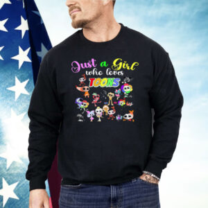 Just Girl Who loves Toons Shirt