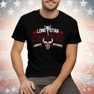 Lubbock Matadors 2025 Lone Star Champions Tee Shirt