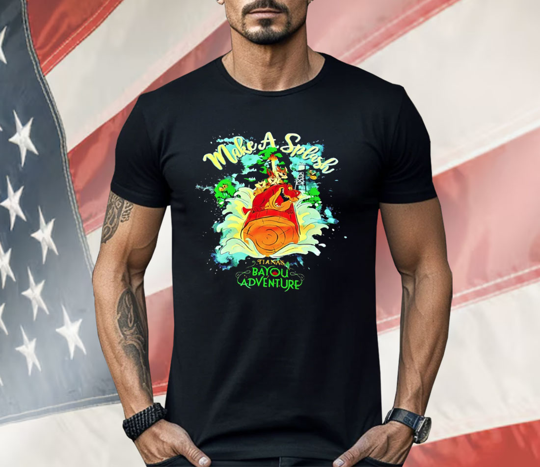 Make a splash Tiana’s Bayou Adventure Shirt