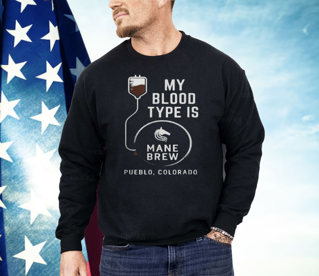 Mane Brew Blood Type is Coffee Shirt