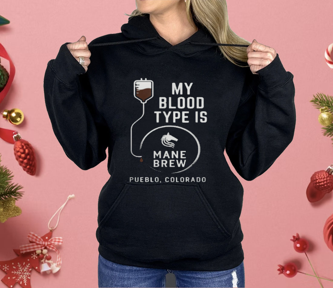 Mane Brew Blood Type is Coffee Shirt