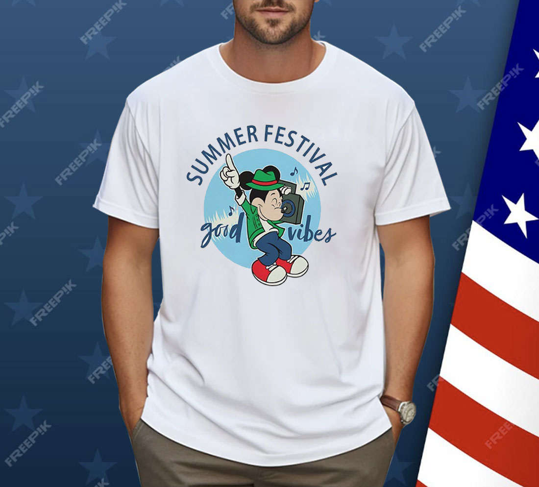 Mickey Summer Festival Good Vibes Shirt