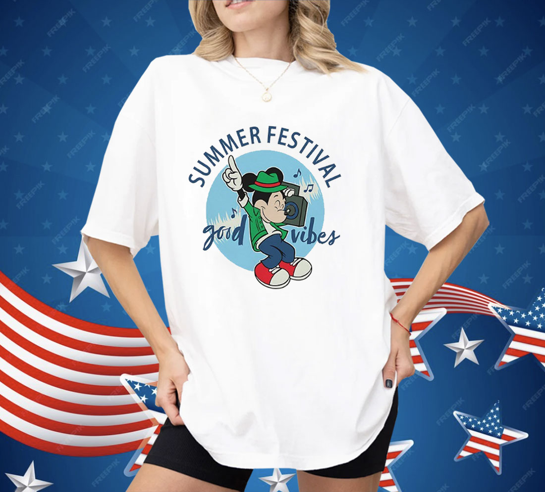 Mickey Summer Festival Good Vibes Shirt