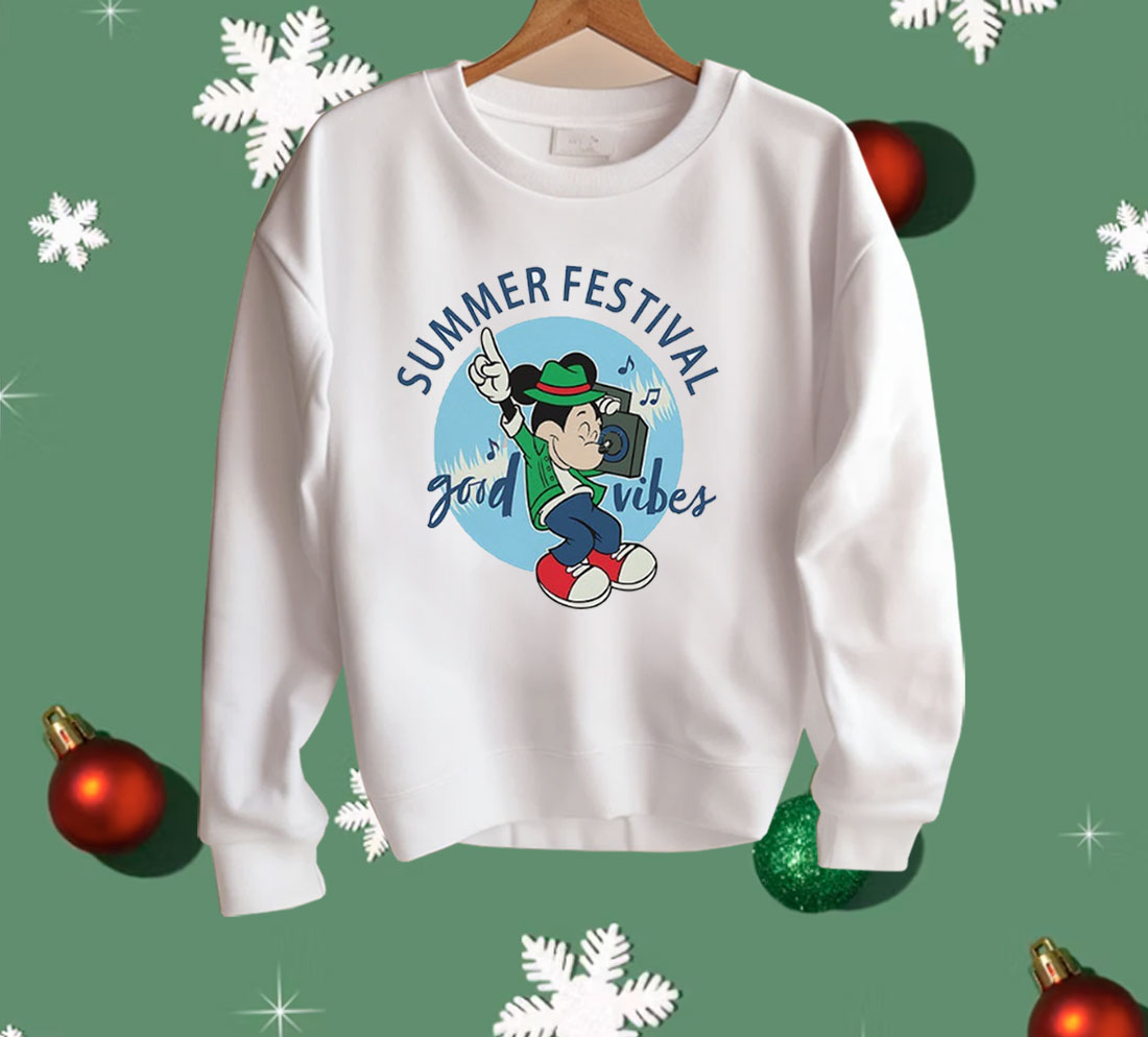 Mickey Summer Festival Good Vibes Shirt