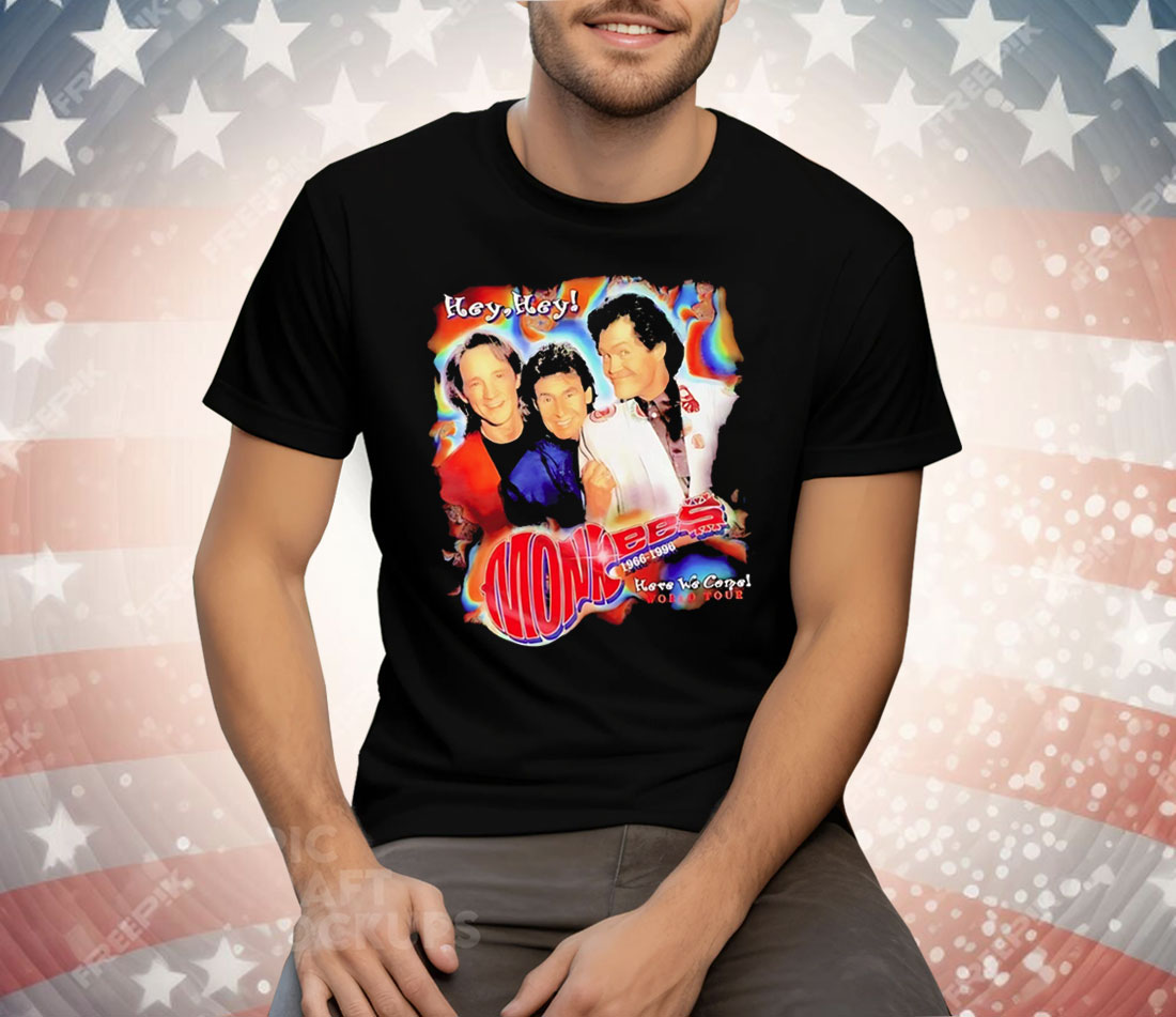 Monkees Here We Come World Tour Tee Shirt