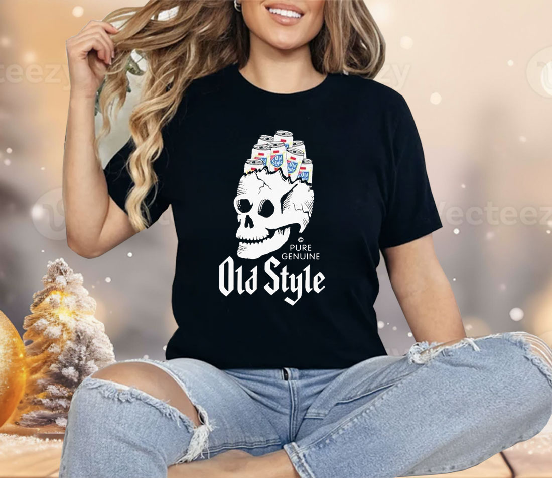 Old Style Beer Beer Brains Skull Shirt