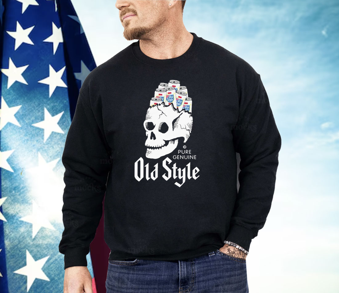 Old Style Beer Beer Brains Skull Shirt
