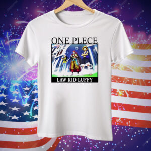 One Piece Law Kid Luffy Tee Shirt