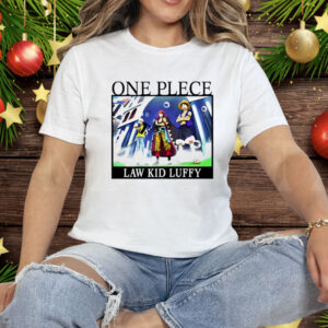 One Piece Law Kid Luffy Tee Shirt