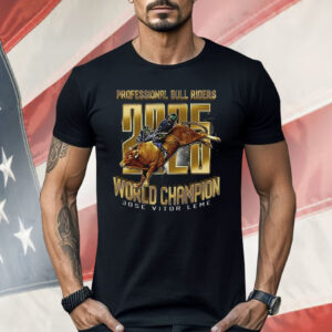 Professional Bull Riders 2025 World Champion Jose Vitor Leme Shirt