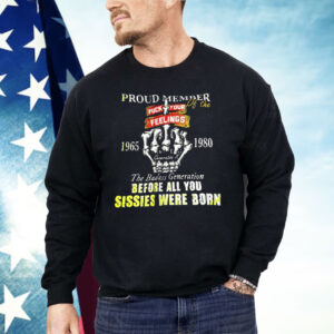Proud Member Of The 1965 1980 The Badass Generation Before All You Sissies Were Born Shirt