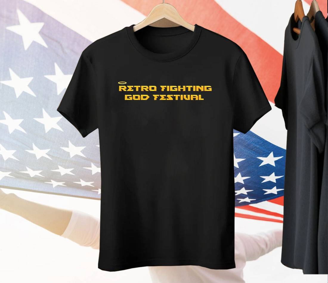 Retro Fighting God Festival Tee Shirt