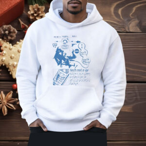 Retro Futuristic Technology Head Diagram Shirt