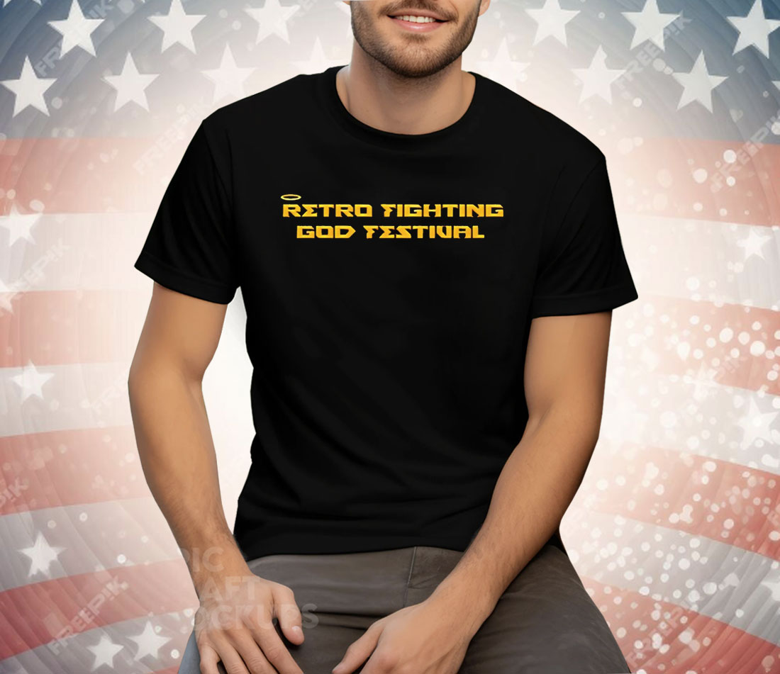 Retro Fighting God Festival Tee Shirt
