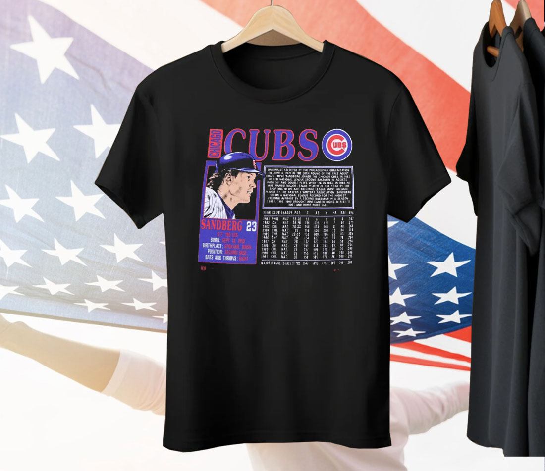 Ryne Sandberg Chicago Cubs Tee Shirt