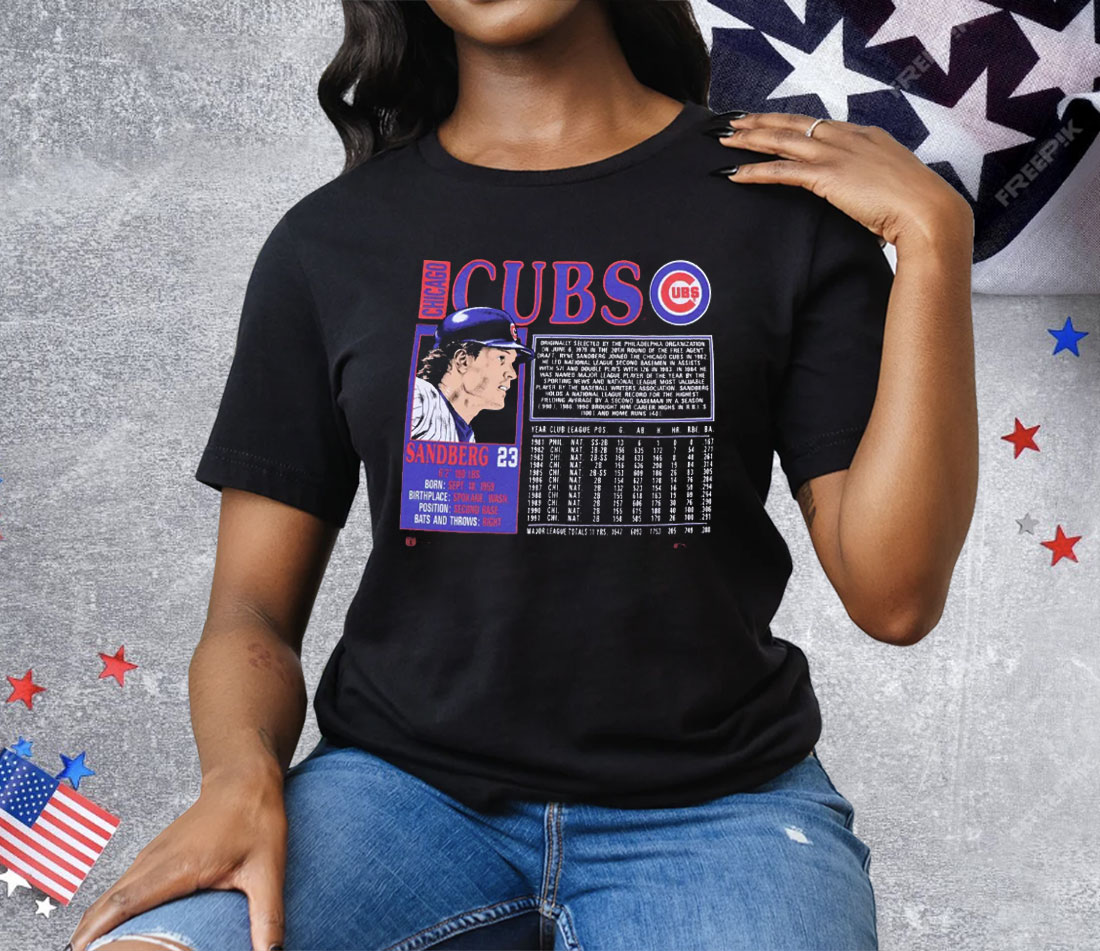 Ryne Sandberg Chicago Cubs Tee Shirt