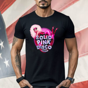 Solid Pink Disco Balloon Heart Shirt