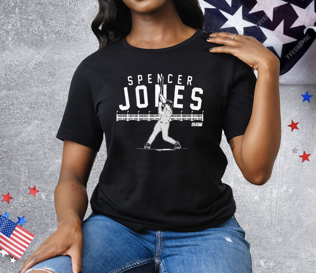 Spencer Jones New York Yankees Slugger Swing Tee Shirt