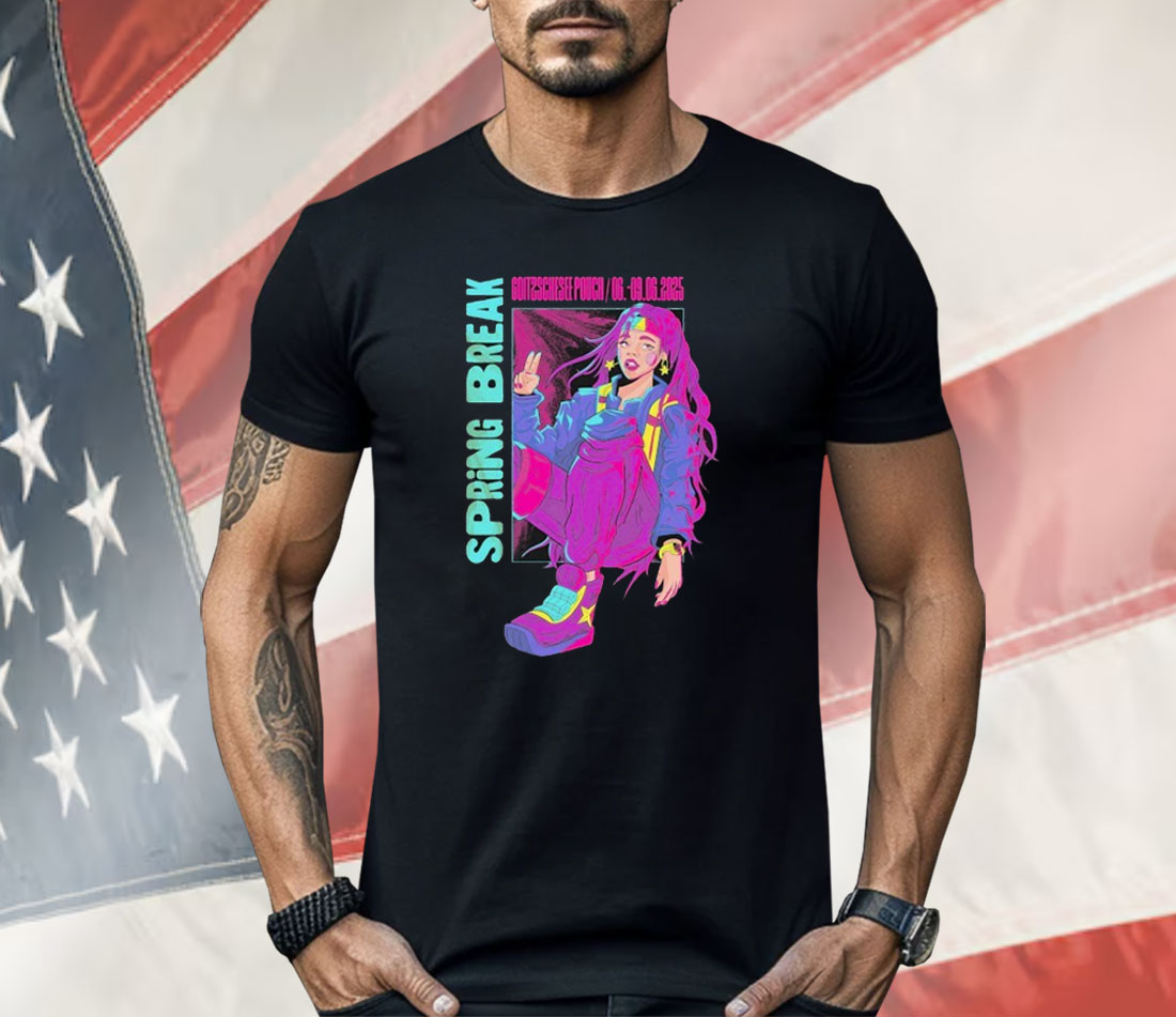 Sputnik Spring Break Festival Superheldin Shirt