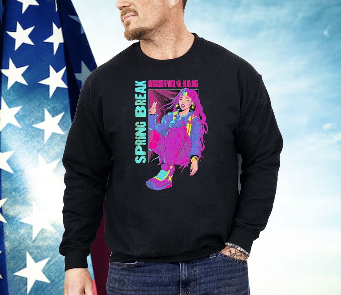 Sputnik Spring Break Festival Superheldin Shirt