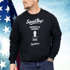 Squid Boy’s Motorcycle Repair’s Shirt
