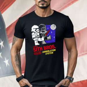 Star Wars And Super Mario Bros Galactic Annihilation System Shirt
