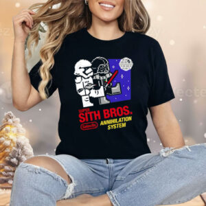 Star Wars And Super Mario Bros Galactic Annihilation System Shirt