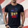 Star Wars Frogs As Darth Vader Princess Leia Luke Skywalker and Han Solo Frog Wars Shirt