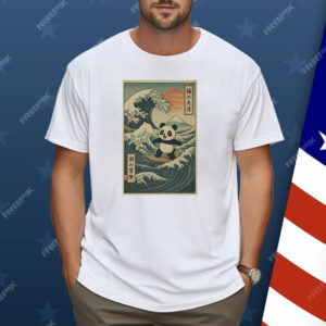 Surf’s Up Panda Retro Shirt