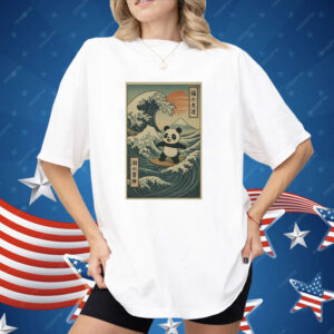 Surf’s Up Panda Retro Shirt