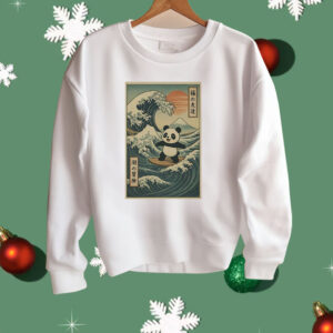 Surf’s Up Panda Retro Shirt