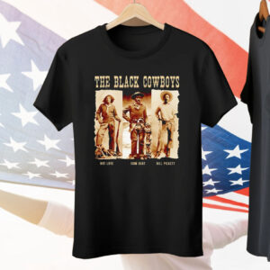 The Black Cowboys Western Rodeo Melanin Black History Tee Shirt