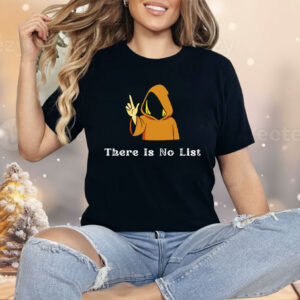 There Is No List Epstein Files Shirt