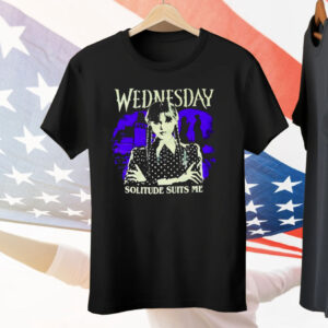 Wednesday Solitude Suits Me Tee Shirt