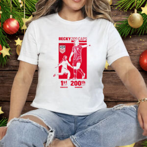 Becky Sauerbrunn 200th Cap Celebration Tee Shirt