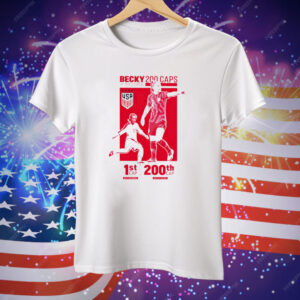 Becky Sauerbrunn 200th Cap Celebration Tee Shirt