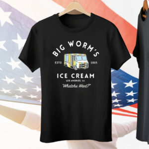 Big Worm’s Ice Cream los Angeles LA 1995 Tee Shirt