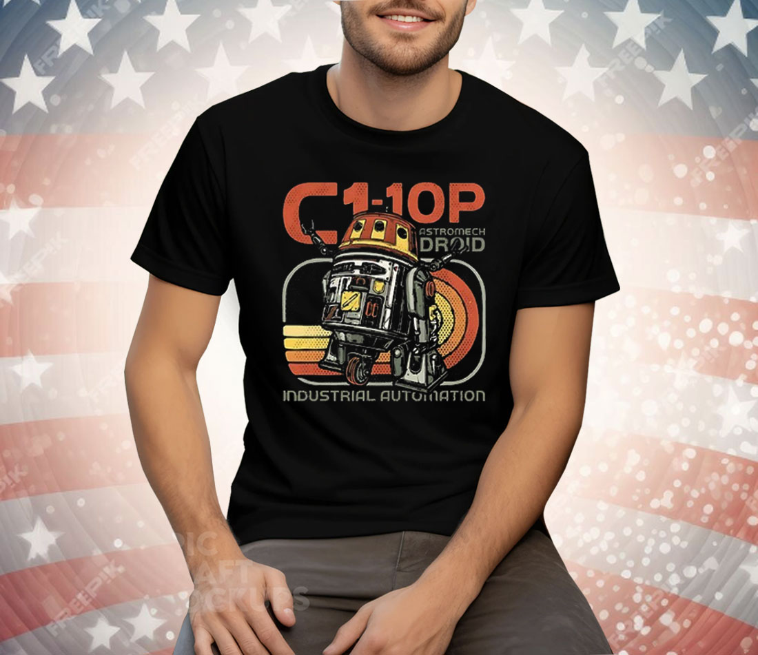 C1-10P Astromech Droid Industrial Automation Tee Shirt
