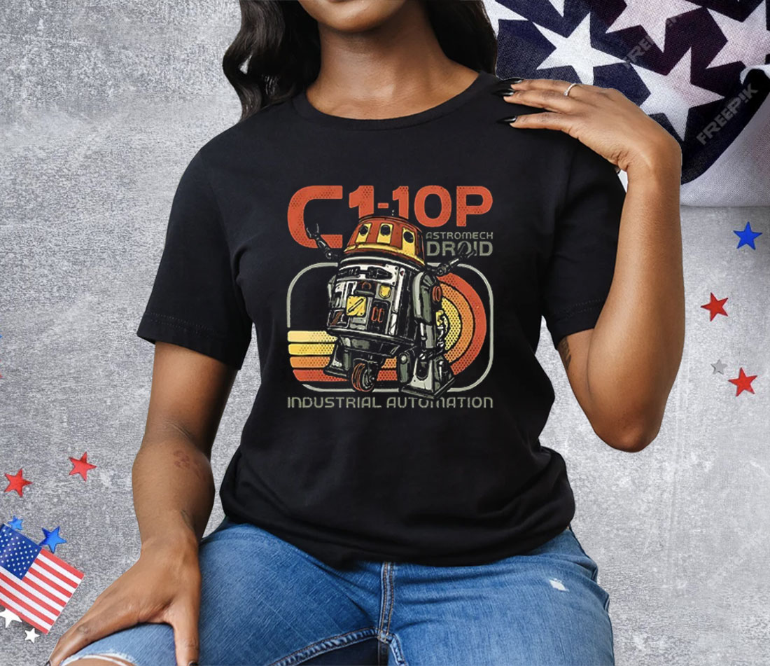C1-10P Astromech Droid Industrial Automation Tee Shirt