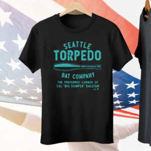 Cal Raleigh Seattle Torpedo Bat Company Tee Shirt