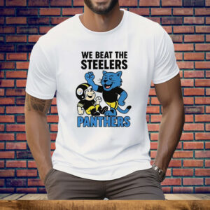 Carolina Panthers We Beat The Steelers Tee Shirt