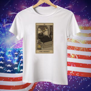 Cat IX The Hermit Tarot Tee Shirt
