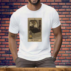 Cat IX The Hermit Tarot Tee Shirt