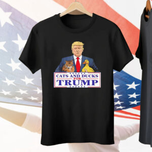 Cats And Ducks For Trump 2024 Tee Shirt
