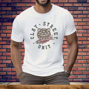 Clay Street Unit Bear Fish Tee Shirt