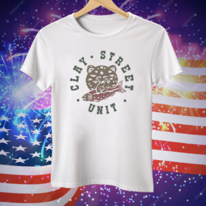 Clay Street Unit Bear Fish Tee Shirt