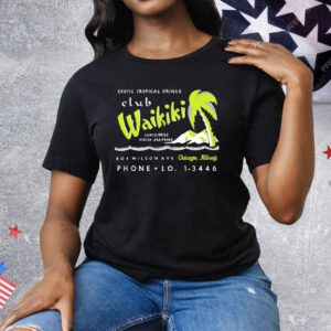 Club Waikiki Chicago IL Tiki Bar Tee Shirt