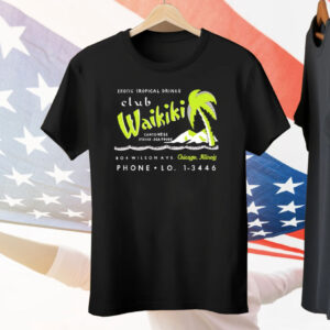 Club Waikiki Chicago IL Tiki Bar Tee Shirt