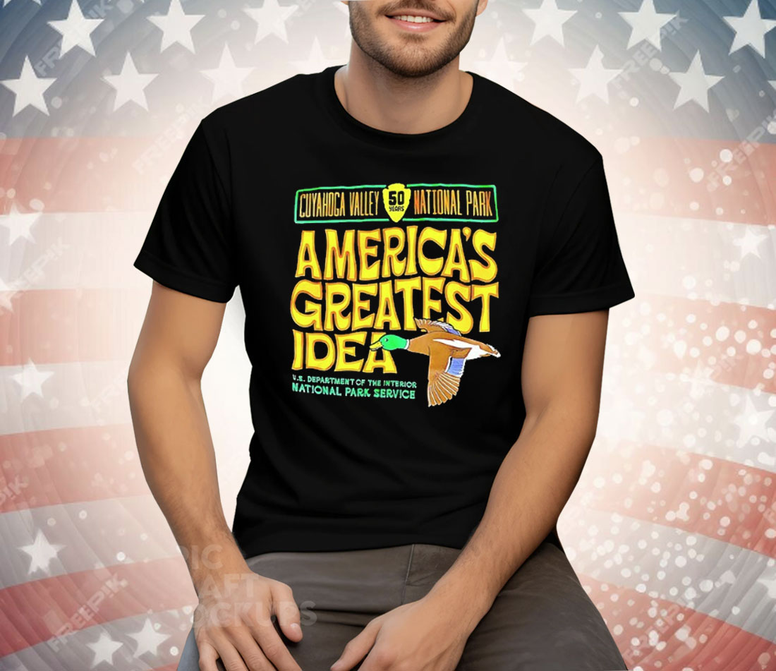 Cuyahoga Valley National Park America’s Greatest Idea Tee Shirt