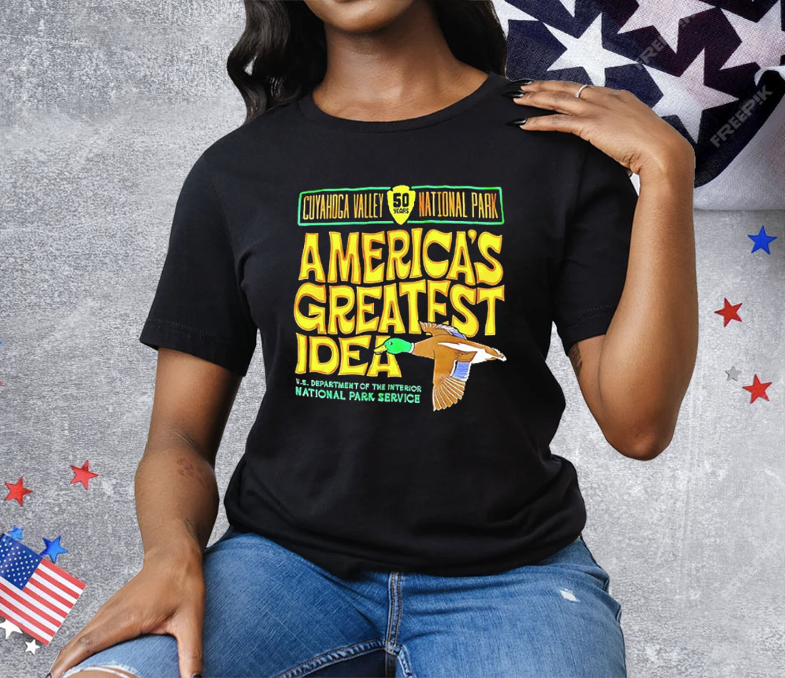 Cuyahoga Valley National Park America’s Greatest Idea Tee Shirt